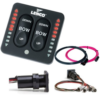 Lenco 15171001 LED Indicator Tactile Switch Kit for Boat Equipment.