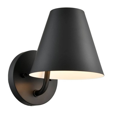 Claxy Industrial Wall Light for Bedroom Black Wall Sconce