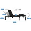 UBSSO Tri-Fold Twin XL Adjustable Bed Base with Motorized Head and Foot Incline - 2 of 4