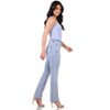 Rekucci Women's Secret Figure Pull-On Straight Leg Jeans – Mid-Rise, Stretch Denim, Slimming Fit, Sculpting & Comfortable Everyday Style - 2 of 4