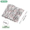 Unique Bargains Kraft Paper Twist Ties Party Gift Cake Candy Wrapping White Black - 2 of 4