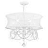 Livex Lighting Newcastle 5 - Light Chandelier in  White - 3 of 4