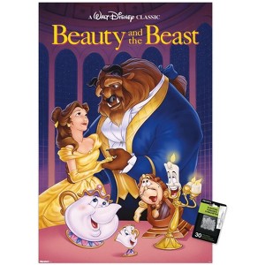 Trends International Disney Beauty and the Beast (1991) - Collector's VHS Cover Unframed Wall Poster Prints - 1 of 4