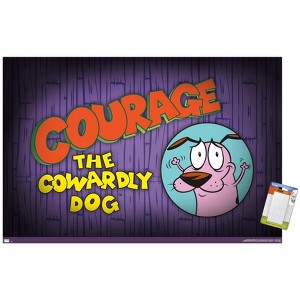 Trends International Courage the Cowardly Dog - Title Unframed Wall Poster Prints - 1 of 4