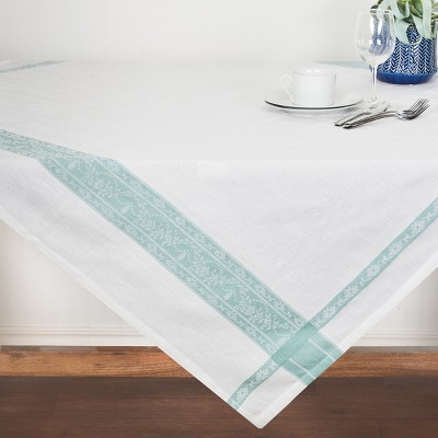 C&F Home Rose Trellis Jacquard Sea Glass