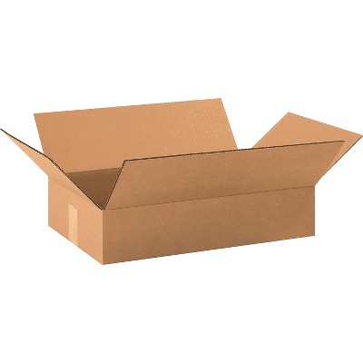 The Packaging Wholesalers 20" x 12" x 4" Shipping Boxes 32 ECT Brown 25/Bundle (20124) BS201204
