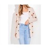 Women's Fall Leaves Print Knit Cardigan - Phil Love - 2 of 3
