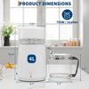 Distilled Water Machine 1 Gallon 4L Home Desktop Water Distiller Purifier Water Purification Filter Electric Water Distiller Countertop - 4 of 4