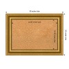 Amanti Art Parlor Framed Corkboard, Natural Cork - 4 of 4