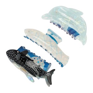 Unique Bargains Women's Fashion Cute Hair Clips 3 Pcs - 1 of 4