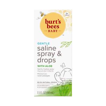 Burt's Bees Baby® Gentle Saline Spray & Drops with Aloe - 1.5oz