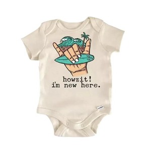 Hawaii Shaka Newborn Baby Onesie® Bodysuit GS1 - 1 of 4