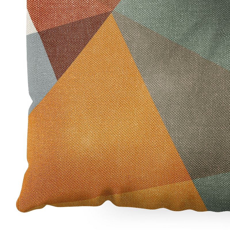 Little Arrow Design Co modern triangle mosaic multi Square Floor Pillow - Deny Desings, 3 of 5