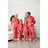 Ekouaer Mens Onesie Christmas Hoodie Fleece One Piece Pajamas Zipper Up Flannel Adult Pjs Christmas Red L - 4 of 4