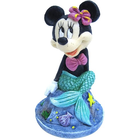Penn-plax Officially Licensed Disney Aquarium Decorations – Mermaid Minnie Mouse - 3" Ornament : Target