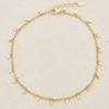 Pompeii3 Sabrina Anklet 4mm Curb Chain 10" Lobster Clasp 18k Plated Yellow gold - 2 of 4