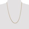 Black Bow Jewelry 1.25mm 14k Yellow Gold Solid Franco Chain Necklace - 2 of 4