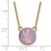 Black Bow Jewelry 14k Yellow Gold Plated Sterling Silver Sigma Kappa Greek Life Necklace 18 Inch - 2 of 4
