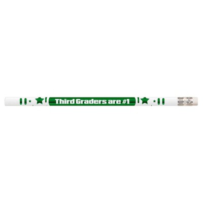 Musgrave Pencil Company 3rd Graders Are #1 Motivational Pencils, 12 Per Pack, 12 Packs