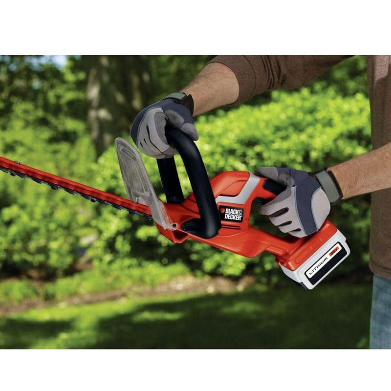 Black & Decker LHT2436 40V MAX Lithium-Ion Dual Action 24 in. Cordless Hedge Trimmer Kit, 5 of 8