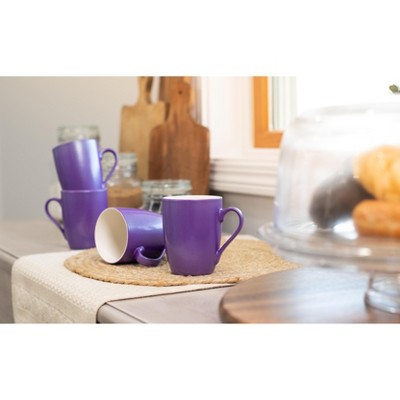Passion Purple Ceramic Dear Mom Coffee Mug with Handle