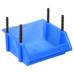 Unique Bargains Plastic Stackable Garage Closet Organization Shelf Bins - 1 of 4