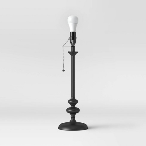 Large Stick Lamp Base (includes Led Light Bulb) Black - Threshold