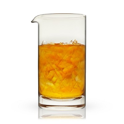 Viski Cocktail Mixing Glass, Crystal Pitcher,Clear