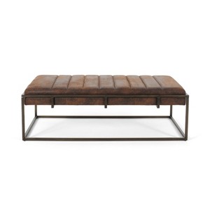 NicBex Modern 49" Bedroom Bench Accent Stools with Cushioned Top and Metal Frame for Bedroom and Entryway - 1 of 4