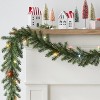 9' Christmas Pre-Lit Artificial Pine Garland Green with LED Lights - Wondershop™ - 2 of 4