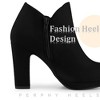 Perphy Women's Platform Round Toe Chunky High Heels Ankle Boots - 4 of 4