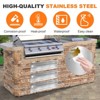 Outdoor Kitchen Drawer Stainless Steel Grill Drawer for Islands and Grill Stations, Built-In Recessed Design, Weather-Resistant and Rust-Resistant - 4 of 4