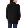 Girls Casual Coat Long Sleeve Open Front Sweatshirts Jackets with Pockets - 3 of 3