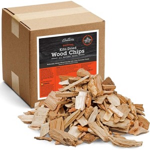 Camerons Products Wood Smoker Chips - Maple ~ Approx. 5 Pound Box  420 cu. in. - 100% Natural  Course Cut  Wood Smoking and Barbecue Chip - 1 of 3
