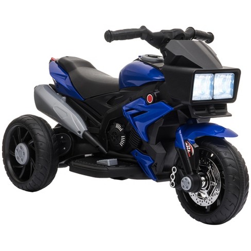 Aosom 6v Kids Motorcycle Dirt Bike Electric Battery powered Ride on Toy Off road Street Bike W Music Horn Headlights Motorbike For Girls Boy Blue Target