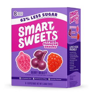 SmartSweets Berry Medley Snack Mix - 5.36oz/8pk : Target