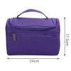 Unique Bargains Travel Toiletry Wash Makeup Cosmetic Organizer Water Resistant Storage Bag Hanging - image 2 of 4