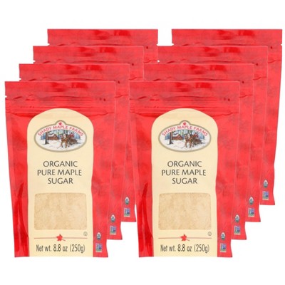 Shady Maple Farms Organic Pure Maple Sugar - Case Of 8/8.8 Oz : Target