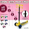 SereneLife 3-Wheel Foldable Kid Kick Scooter - Adjustable Handlebar, LED Lights - 4 of 4