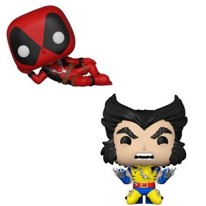 Funko Pop! 2 Pack Marvel - Parody Deadpool #320 & Wolverine Fatal Attractions #1372 - 1 of 2