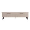 Sapphtopaz Fluted TV Stand for TVs Up to 75" with Storage Drawers Entertainment Center with Metal Handle & Splayed Leg TV Stand for Living Room - 4 of 4