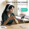 iHome 2-in-1 Wireless Charger with Flexible Arm, 15W Magnetic Stand for iPhone & AirPods - 3 of 4