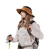 Anna-Kaci Wide Brim Outdoor Hat with Mesh Ventilation Snap-Up Sides and Chin Strap for Hiking, Beach, Travel, and Sun Protection - 3 of 4