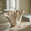 Uttermost Sculptural Textured Ceramic Sand Dune Outdoor Bowl - 3 of 4