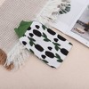 Unique Bargains Tulip Flowers Shower Gloves for Bathroom 9.45"x5.12" Green 1 Pc - 3 of 3