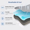 Vipbear Extra Firm Reversible Mattress Pad for Back Pain Relief,High-Density Memory Foam Topper with Removable Cover,No Smell,CertiPUR-US Certified - 4 of 4
