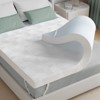 HYLEORY 3 Inch Mattress Topper Gel Memory Foam Twin Size Bed, High Density Mattress Pad with Removable Cover for Pressure Relief - 2 of 4