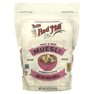Bob's Red Mill Fruit & Seed Muesli European Style 14 oz