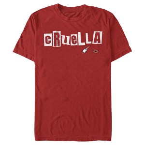 Men's Cruella Lipstick Logo T-Shirt - 1 of 4