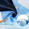 LunaLulinlk Blue Geometric Fabric Shower Curtain - 2 of 4